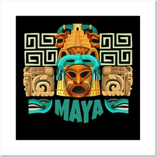 Mayan Art Posters and Art